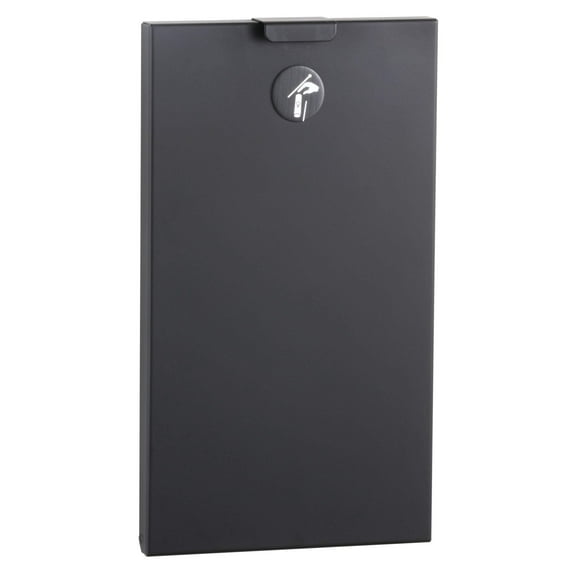 Bobrick B-3513.MBLK - Recessed Hygienic Waste Receptacle Matte Black