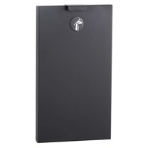 Bobrick B-3513.MBLK - Recessed Hygienic Waste Receptacle Matte Black