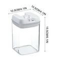thumbnail image 2 of Easy Lock Grain Container Fresh-keeping Box Airtight Jar Transparent Kitchen Storage Jar Transparent Storage Organizer Plastic Storage Box, 2 of 2