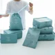thumbnail image 3 of Juego de 7 piezas de bolsa de viaje, organizador de ropa, equipaje, organizador de viaje, manta, zapatos, organizadores, bolsa, maleta, cubos de embalaje, 3 of 5
