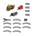 thumbnail image 1 of Tren eléctrico navideño, tren clásico, kit de vías con sonido. 18 piezas, 1 of 9