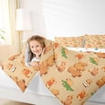 thumbnail image 3 of Erosebridal Cartoon Capybara Kid Bedding Comforter Set, Cute Crocodile Animal Queen Bedding Sets, 7-Piece, 3 of 7