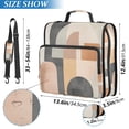 thumbnail image 2 of FORMRS Zipper Binder with Shoulder Strap 2-inch Ring 500 Sheet Capacity File Bag, Abstract Shapes, 2 of 5