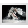 thumbnail image 1 of Pentony Ma, Pauline 14x12 White Modern Wood Framed Museum Art Print Titled - Frenzy, 1 of 4