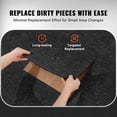 thumbnail image 6 of VEVOR Carpet Tiles Peel and Stick, 24” x 24” Squares Self Adhesive Carpet Floor Tile, Soft Padded Carpet Tiles, Easy Install DIY for Bedroom Living Room Indoor Outdoor (15Tiles, Carbon Black), 6 of 9