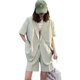 thumbnail image 5 of Nuevo conjunto de dos piezas de chaqueta de traje de manga corta estilo Hong Kong de verano para niña, 5 of 5