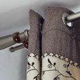 thumbnail image 3 of Curtain Rod Bracket Double-Slot Wood Curtain Rod Holder Wall Mounted Drapery Rod Support Bracket for Window Curtain Treatment, 3 of 9