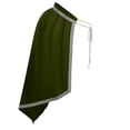 thumbnail image 6 of YanHoo Mens Renaissance Shawl Half Shoulder Cape Medieval Cloak Embroidered Trim Halloween Cosplay Costume, 6 of 7