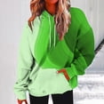 thumbnail image 2 of VEKDONE Outdoor Hoodie Sweatshirts for Women 2025 Clearance Sale Long Sleeve Tie-Dye Pullover Top with Pockets Teen Girl Fall Loose Fit Y2K Sweatshirt Green S, 2 of 5