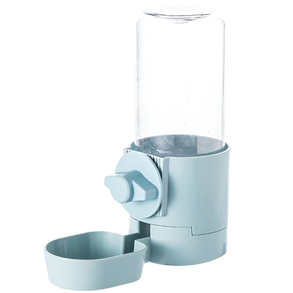 ACDANC Rabbit Food and Water Bowls Set,Cat Dishes Automatic Feeder Food Dish Small Animal Bin Feeder with Lid for Bunny Cat Ferret Chinchilla Guinea Pig (500Ml)