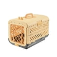 thumbnail image 2 of Foldable Large Soft Sided Pet Carrier for Travel and Airline, Portable Dog Cat Crate with Car Safety Strap Loops, Airline Approved Kennel with Carry Handles for Easy Transport, 2 of 5