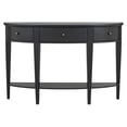 thumbnail image 2 of MAYEERTY Modern U-Style Curved Console Sofa Table 3 Drawers 1 Shelf Hallway Living Room, 2 of 21