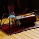 thumbnail image 4 of Alfombrilla de cuero para estufa de Gas para acampar al aire libre almohadillas de Pedestal antideslizantes universales para cocinar barbacoa populares para accesorios al aire libre Hugtrwg Para estrenar, 4 of 7