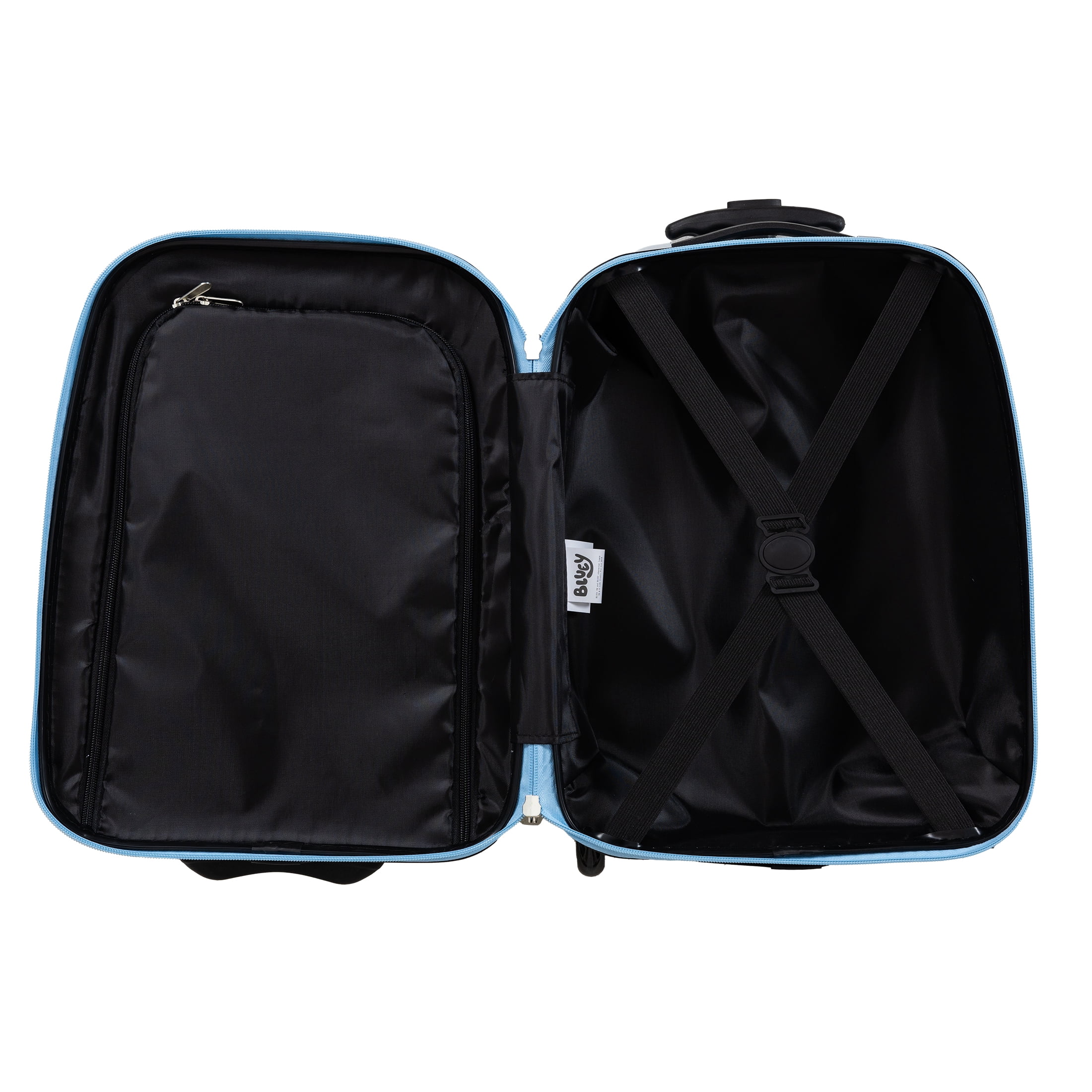 BBC Bluey Kid's 16" Carry On Hardside Luggage Spinner -Light Blue