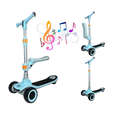 thumbnail image 1 of Wadan Kick Scooter with Removable Seat and Adjustable Height – Front & Rear Lights, Music, and Light-Up Wheels for Ages 3–8, 1 of 8