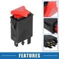 thumbnail image 3 of Unique Bargains Warning Indicator Switch No.8L0941509M Warning Light Button Hazard Flasher Switch for Audi A3 1996-2003, 3 of 6