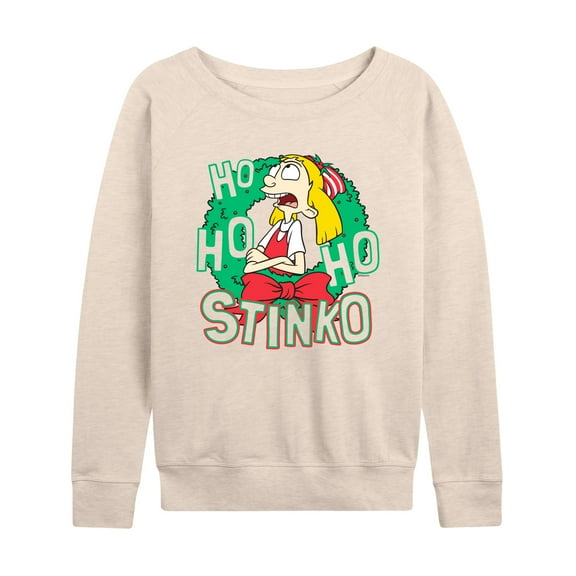 Hey Arnold! - Ho Ho Ho Stinko - Women's Lightweight French Terry Long Sleeve Shirt