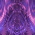 thumbnail image 1 of Ahgly Tapis d'Intérieur Lavable en Machine Carré Transitionnel Violet Vif, 4 Pieds Carré, 1 of 7