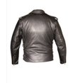 thumbnail image 4 of Allstate Leather Men's AL2022 Basic Motorcycle Jacket 50 Black, 4 of 4