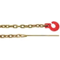 thumbnail image 3 of Winch Choker Chain 3/8" x 10' & Choker Hook w/Steel Probe Stake 14" Long Grade G70 Load Limit # 6,600 Lbs | Log Forestry Logging Choker Chain, 3 of 7