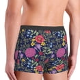 thumbnail image 3 of Goofa Floral Printed Men's Boxer Briefs Underwear, Moisture-Wicking Underwear, Trunk,Soft and Breathable Cotton Underwear-Large, 3 of 9