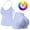 Light Purple, variant on 2 Piece Workout Sets for Women Padded Sports Bra Tank Impact Longline Strappy Backless Top Booty Gym Biker Shorts Gym Sets