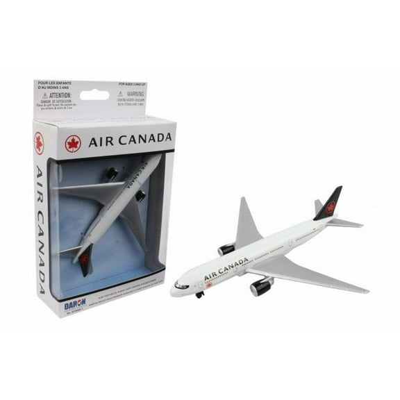Air Canada Single Plane, White with Silver - Daron RT5884-1 - Diecast Model Toy Car