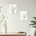 thumbnail image 4 of Drsoum Botanical Eucalyptus Light Green Boho Plant Canvas Framed Wall Art Decor 8"x 10" Set of 4, 4 of 7