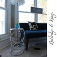 thumbnail image 3 of Rutledge & King Britton Round End Table - Marble/Silver (2 Pack), 3 of 5
