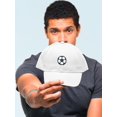 thumbnail image 2 of Pixelart Soccer Ball Hat  -Image by Shutterstock,  Small, 2 of 3