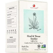 Health King Head & Throat Soother Herb Tea, Teabags, 20 Count Box