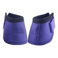 thumbnail image 1 of Botas con campana para caballos Equipo ecuestre Protección duradera resistente al desgaste Tela Oxford con absorción de impactos Neopreno Se venden en Púrpura L DYNWAVEMX Botas de campana de caballo, 1 of 8