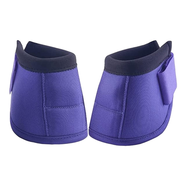 Botas con campana para caballos Equipo ecuestre Protección duradera resistente al desgaste Tela Oxford con absorción de impactos Neopreno Se venden en Púrpura L DYNWAVEMX Botas de campana de caballo
