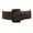 Brown, variant on Women's 2 3/8" or 60 mm Wide High Waist Braided Woven Full Grain Leather Belt