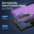 thumbnail image 6 of Decase Heavy-Duty Shockproof Military-Grade Dual Layer Protective Case for Samsung Galaxy S25 Ultra,Drop Protection, Anti-Scratch,Rugged Hard PC Phone Case for Samsung Galaxy S25 Ultra,K, 6 of 7
