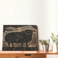 thumbnail image 4 of Fuzoiu Starry Night Black Sheep Print Canvas Wall Decorative,Modern Artwork Picture Decor Painting,Living Room Bedroom Home Office,Framed Hangable Decorative Artwork Size 30x40, 4 of 6