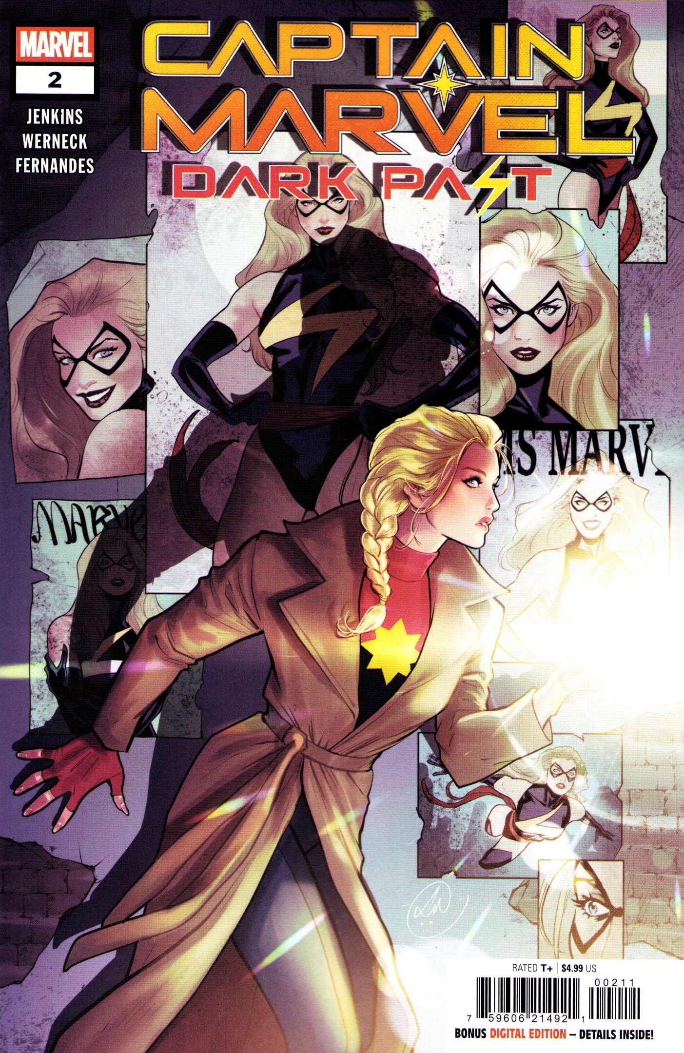 Cover of Captain Marvel: Dark Past #2