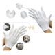 thumbnail image 2 of Para manos secas y eczema, guantes de trabajo de algodón blanco Jewelry Check, paquete de 24 guantes hidratantes cosméticos, 2 of 6