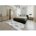 thumbnail image 4 of Ahgly Company Indoor Rectangle Patterned Platinum Gray Area Rugs, 7' x 9', 4 of 6