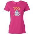 thumbnail image 3 of Inktastic Boo with Mummy Cat Women's T-Shirt, 3 of 5