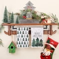 thumbnail image 3 of Merry Christmas Kitchen Towels Set of 2,Green Xmas Tree Snowflake Dish Hand Towels Holiday Home Indoor Bathroom Party Seasonal Noel Decorations, 3 of 6