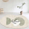 thumbnail image 1 of Rugs for Living Room Irregular Shape Modern Abstract Area Rug Aesthetic Rug for Livingroom Bedroom Diningroom Home Office Floor Carpet Rugs, 1 of 1