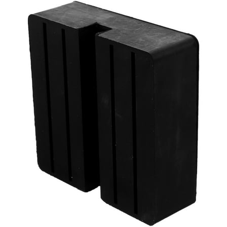 Masteelf  Jack Pad Adapters Rubber Slotted Hydraulic Foldable Vehicle Black