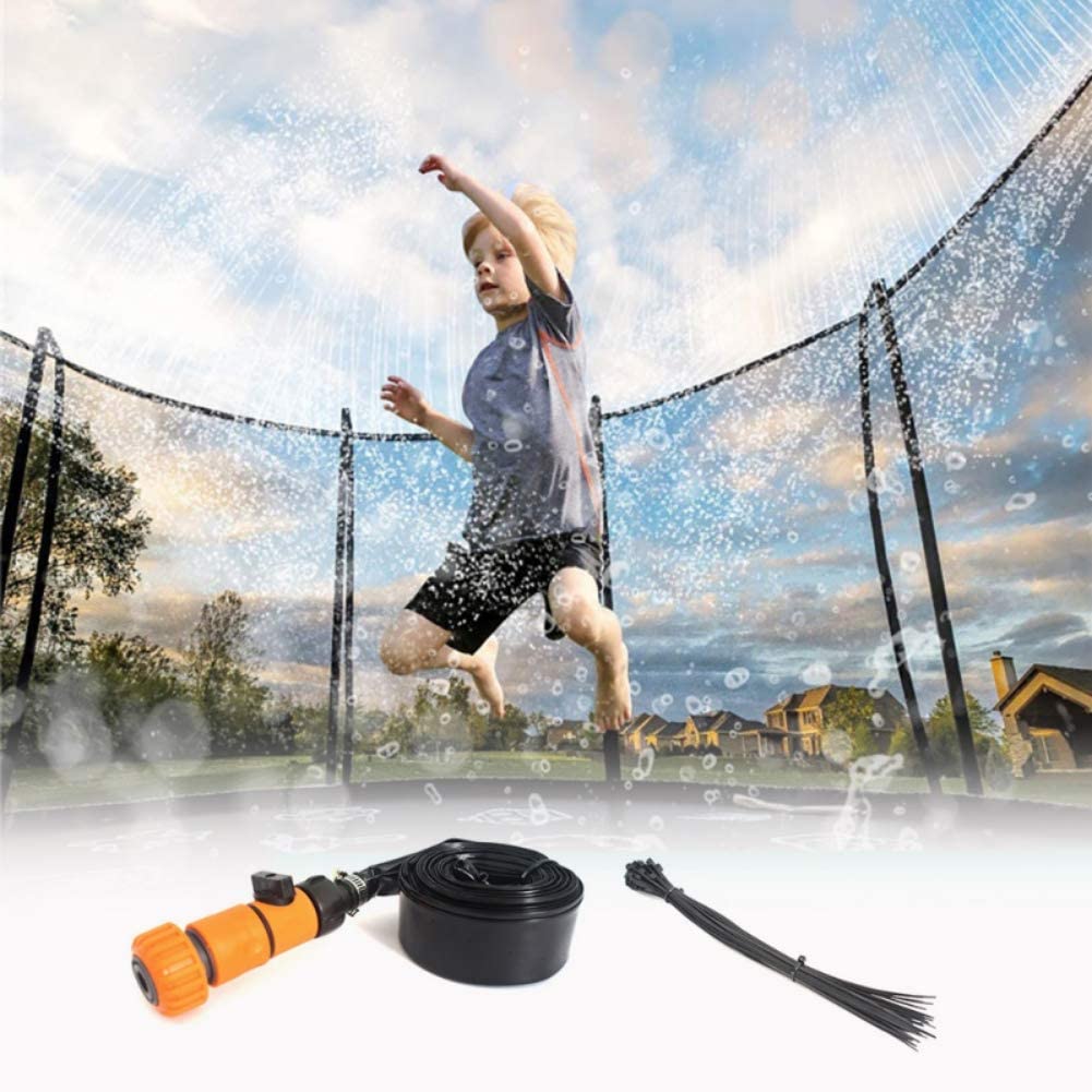 Trampoline Sprinkler for Kids,26/49 Feet Outdoor Water Play Sprinklers ...
