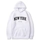 thumbnail image 4 of Sudaderas con capucha de la ciudad de Nueva York para hombres y mujeres, sudaderas con estampado de letras, sudaderas gráficas, jersey con capucha Harajuku informal suelto, ropa deportiva, 4 of 5