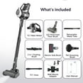 MOOSOO TC1 Cordless Vacuum 4in1 Lightweight Stick Vacuum Cleaner with