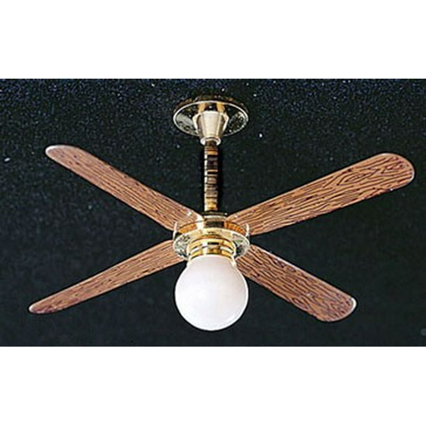 Dollhouse Mh877 Ceiling Fan W Removable Globe Com Dollhouse Mh877 Ceiling Fan W, Miniature Ceiling Fan