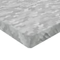 thumbnail image 2 of Ambesonne Modern Fitted Sheet, Game Like Pattern, Twin Size, White, 2 of 3