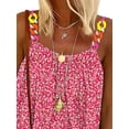 thumbnail image 3 of Keeccty Colorful Strap Camisole Chic Print Sleeveless Women Tank Tops, 3 of 4
