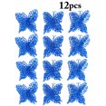 thumbnail image 2 of Coxeer Christmas Butterflies Decor Hollow 12PCS DIY Craft Butterfly Xmas Tree Ornament, 2 of 10
